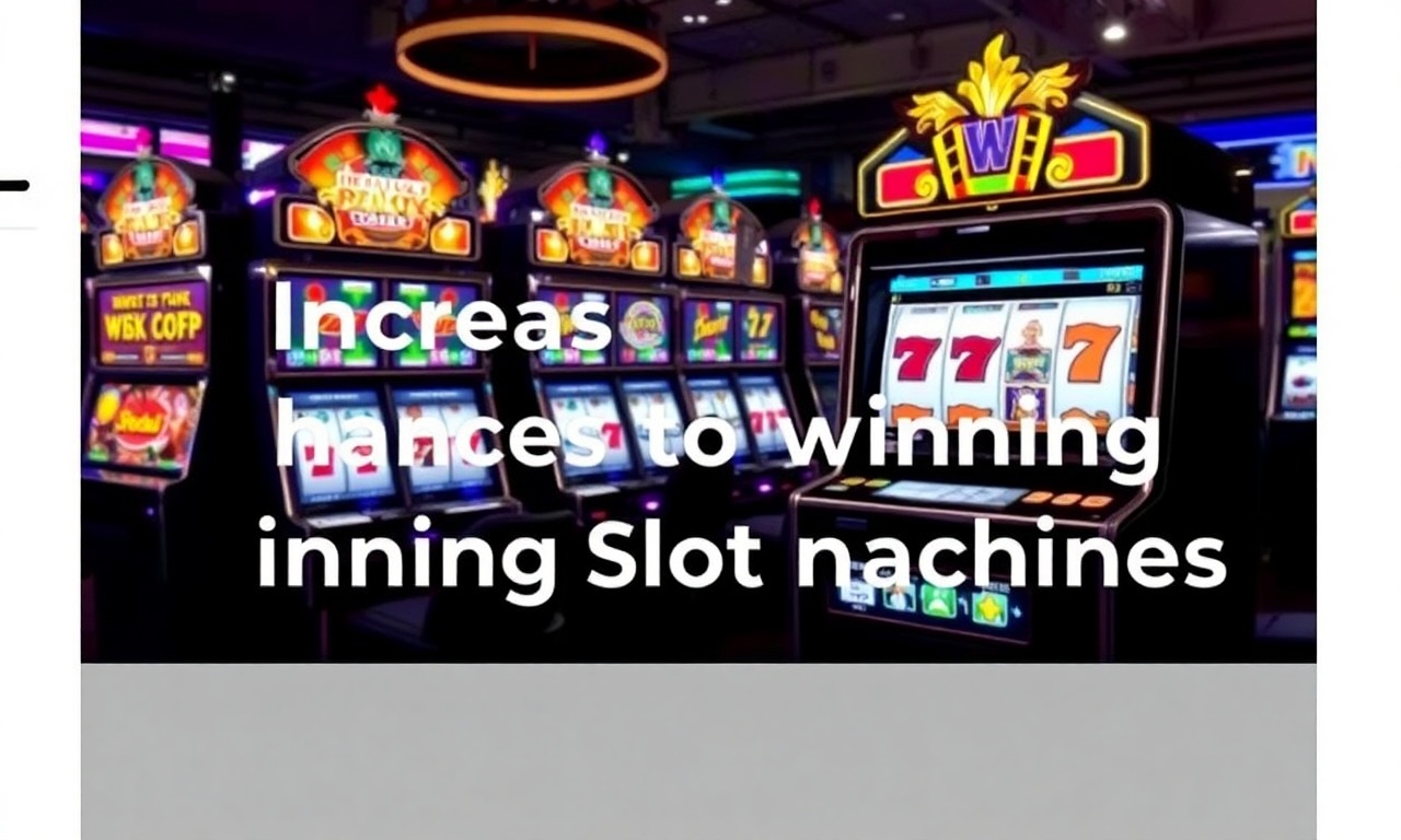 如何提高在吃角子老虎機台上的中獎機率