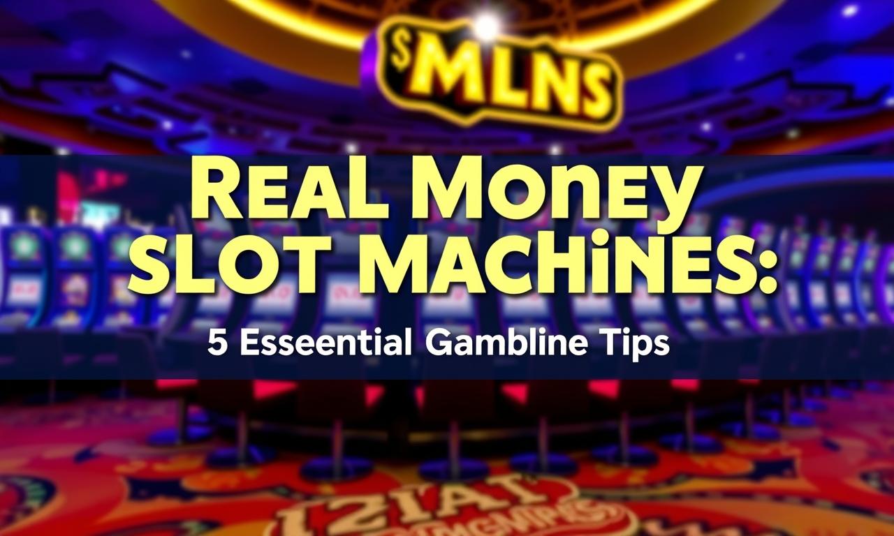 真錢老虎機:5個必知的賭博技巧