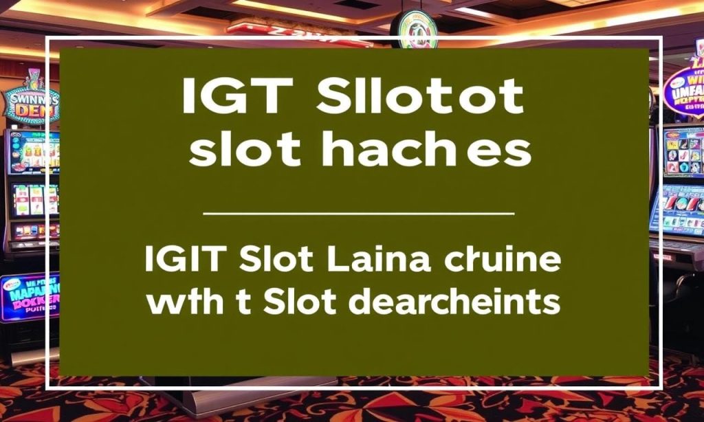 IGT老虎機：遊戲攻略及技巧分享